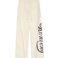 Old school baggy sweatpants with seams and logo design