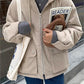 Classic solid color reversible jacket with hood and zip