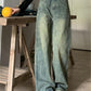 Vintage baggy boyfriend jeans with faded effect
