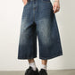 Vintage Oversize Verkürzte Zerrissene Baggy Jeans