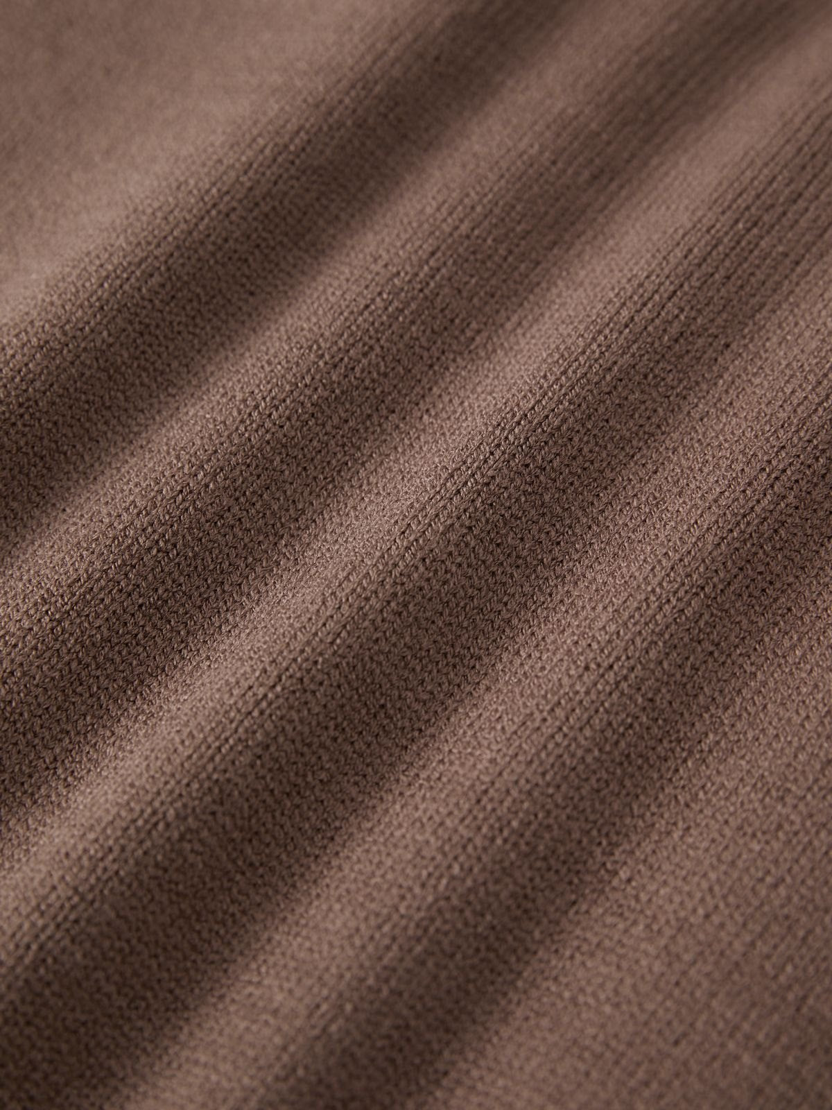 Brauner Vintage Oversize Pullover mit Drei Streifen