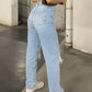 LUKE!!! Light Blue 2000's Boyfriend Jeans with Ripped Design / Light Blue 2000s Boyfriend Jeans with Ripped Design