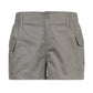 Gray vintage cargo shorts with low waist and pockets
