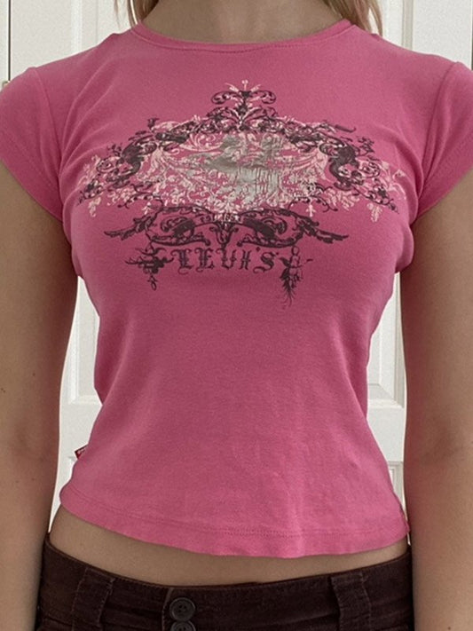 Vintage top with Acanthus logo
